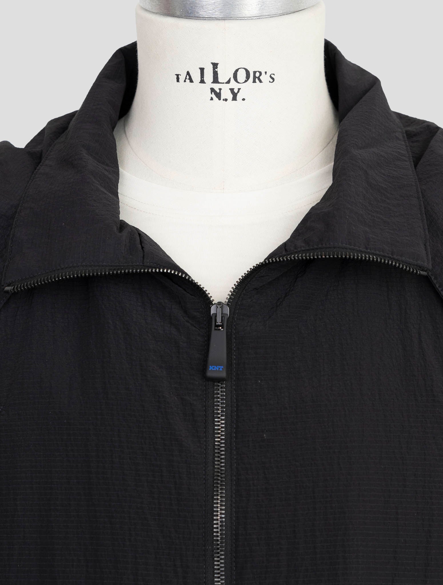 Kiton Knt Black Pa Overoat