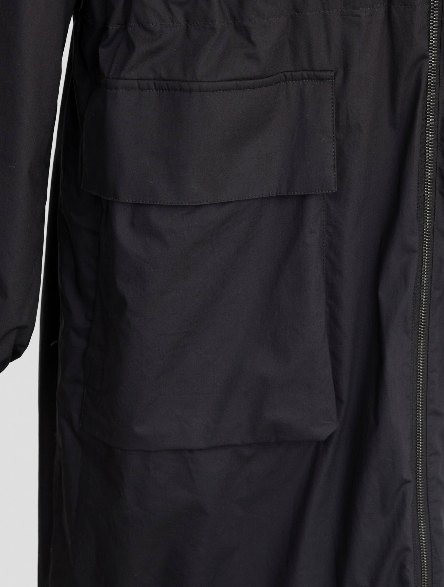 Kiton Knt Blue Cotton Overoat