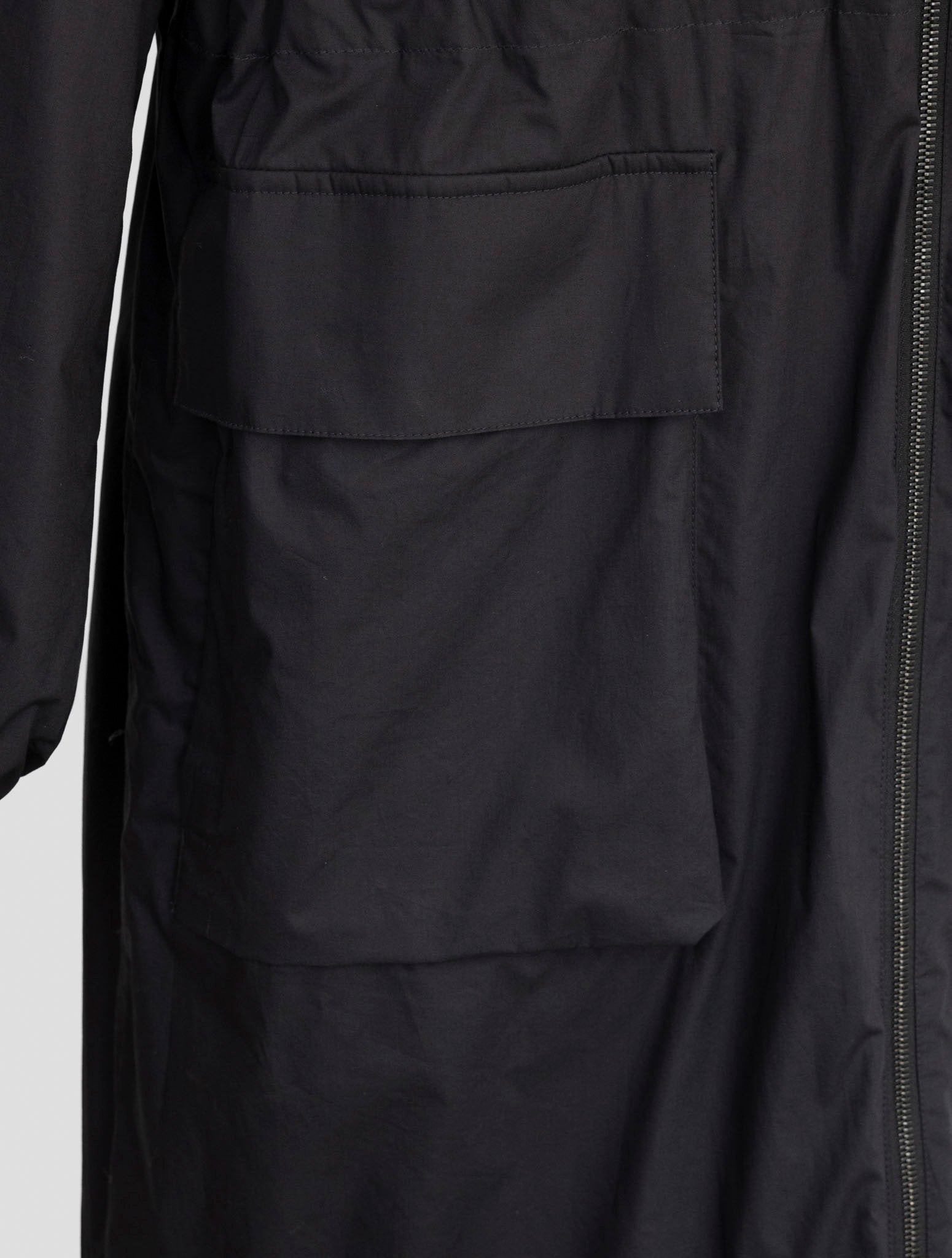 Kiton Knt Blue Cotton Overoat