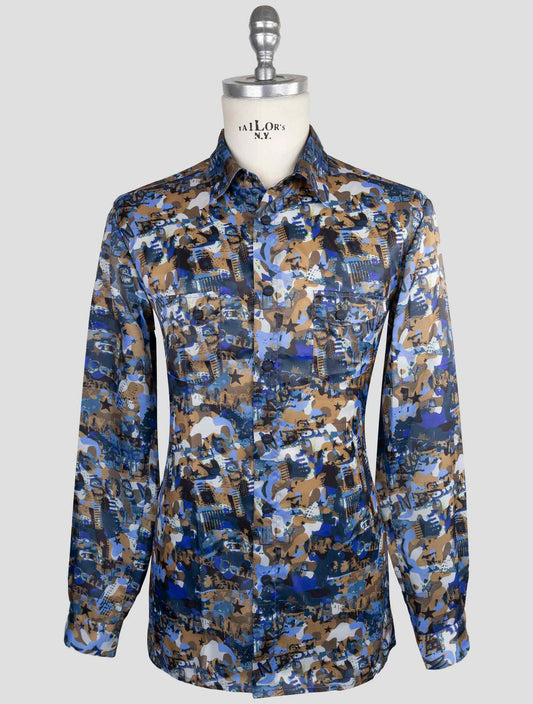 Kiton Knt Multicolor Pl Shirt