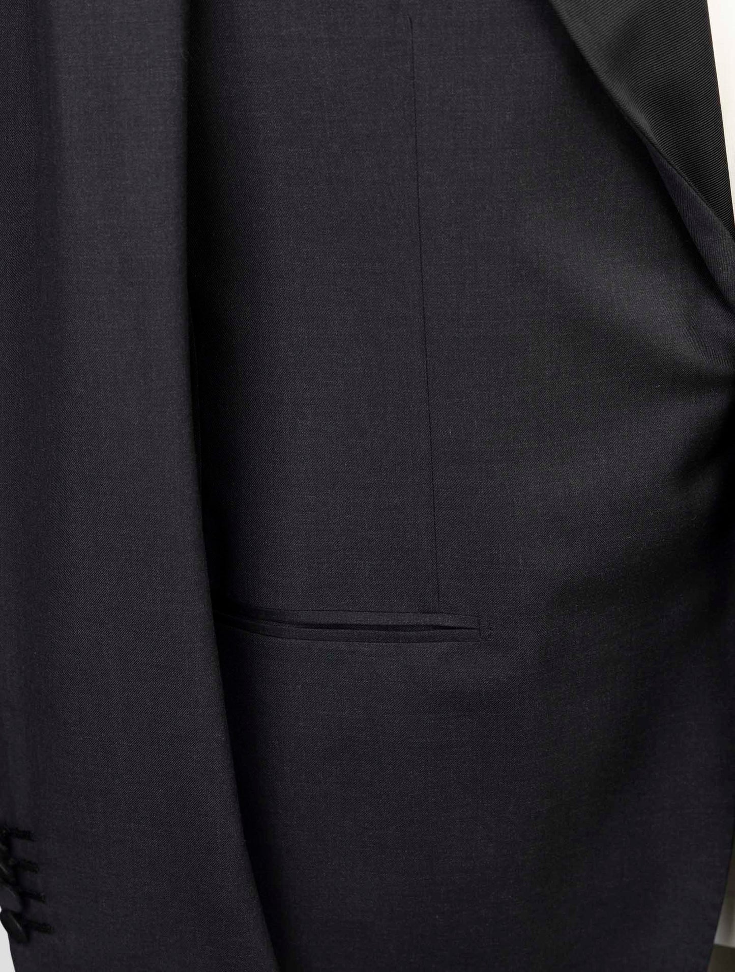 Kiton Knt Black  Wool Blazer