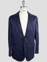 Kiton Knt Blue Cotton Cashmere Pa Blazer