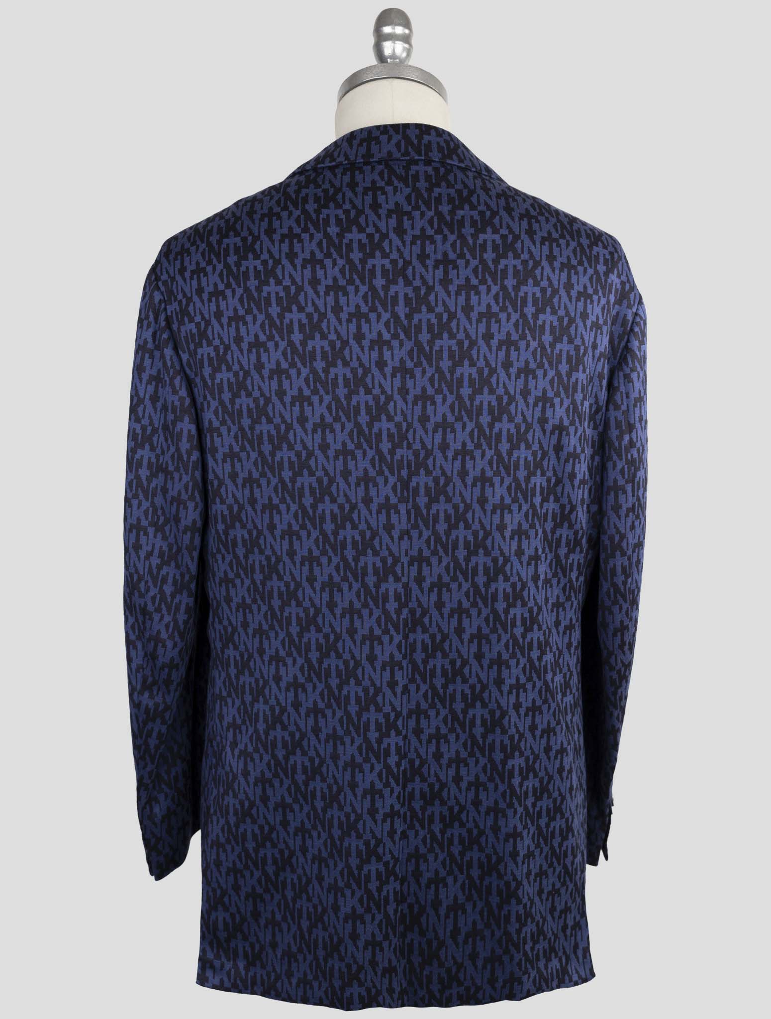 Kiton Knt Blue Cotton Cashmere Pa Blazer