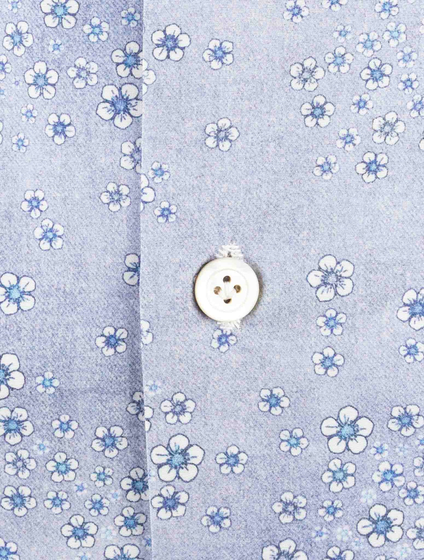 Kiton Light Blue Cotton Shirt