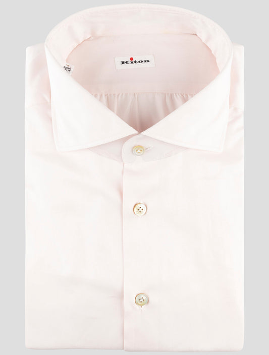 Kiton White Cotton Shirt