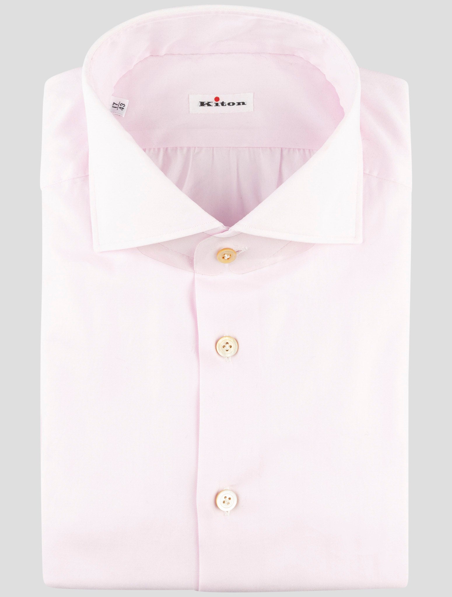 Kiton White Cotton Shirt