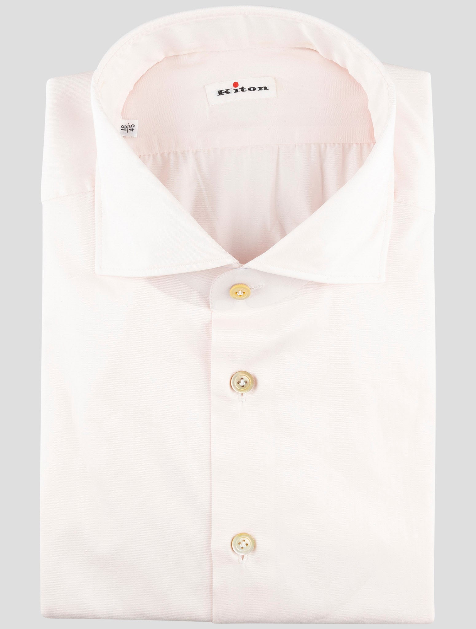 Kiton White Cotton Shirt