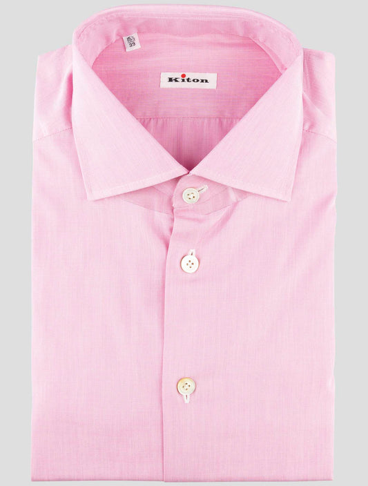 Kiton Pink Cotton Shirt
