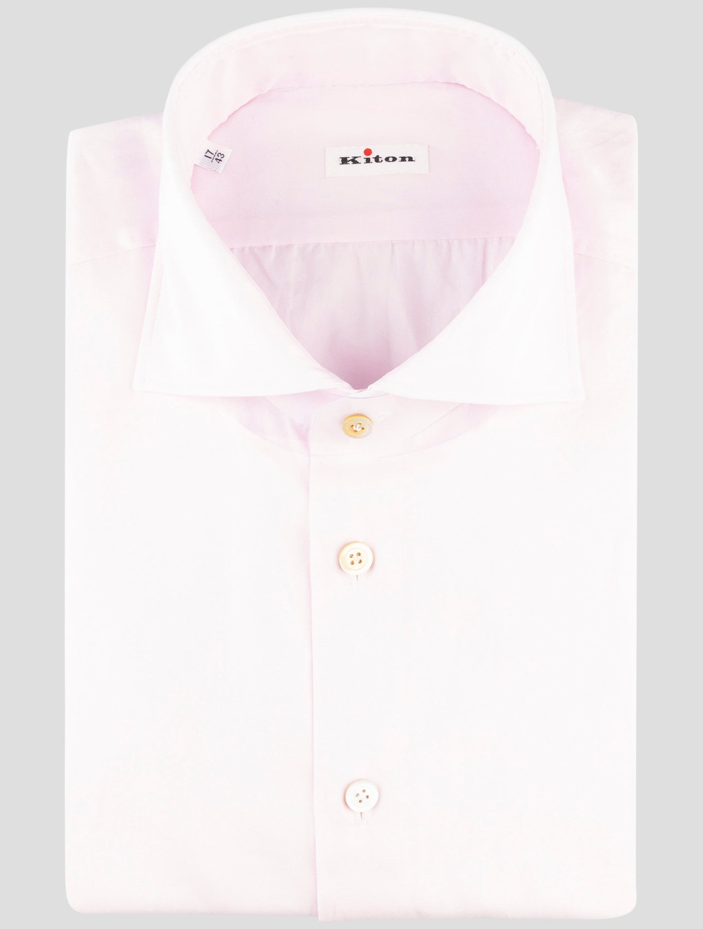 Kiton Pink Cotton Shirt