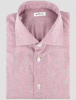 Kiton Burgundy Cotton Shirt