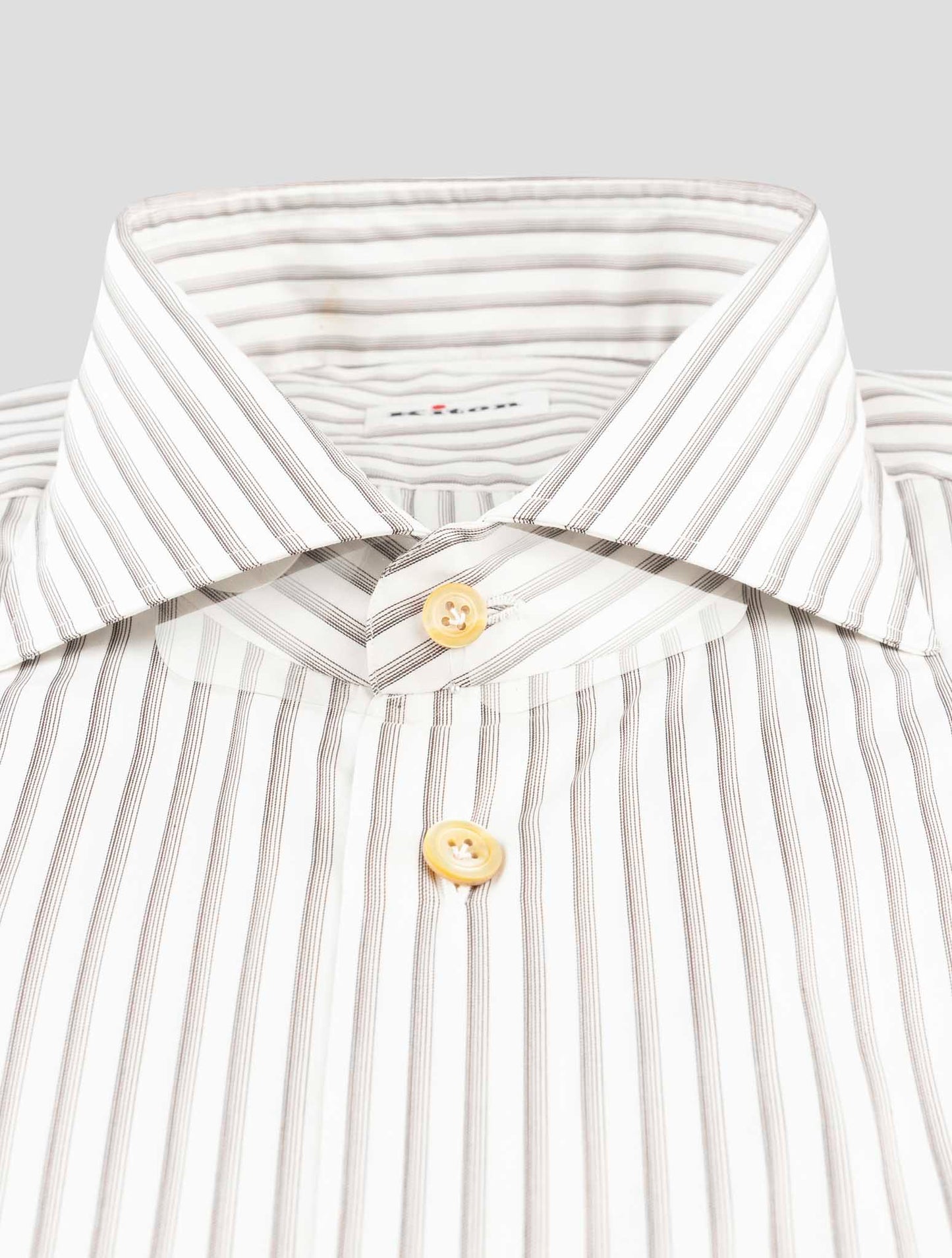 Kiton White Cotton Shirt