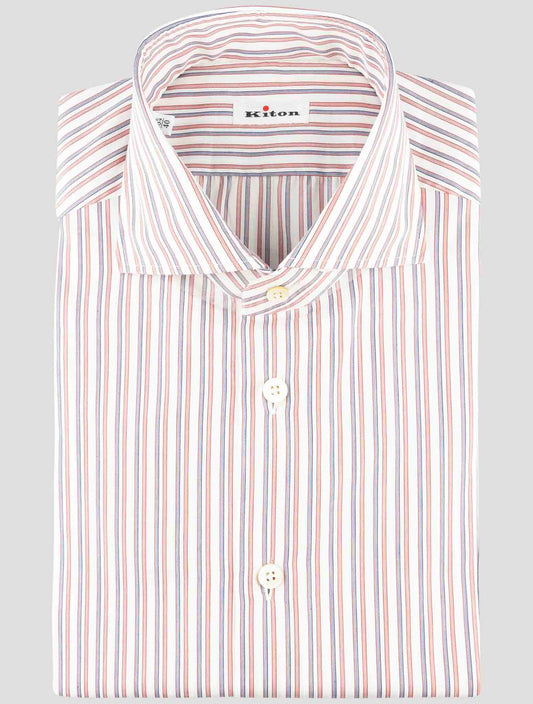 Kiton Multicolor Cotton Shirt