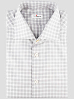 Kiton Gray Cotton Shirt