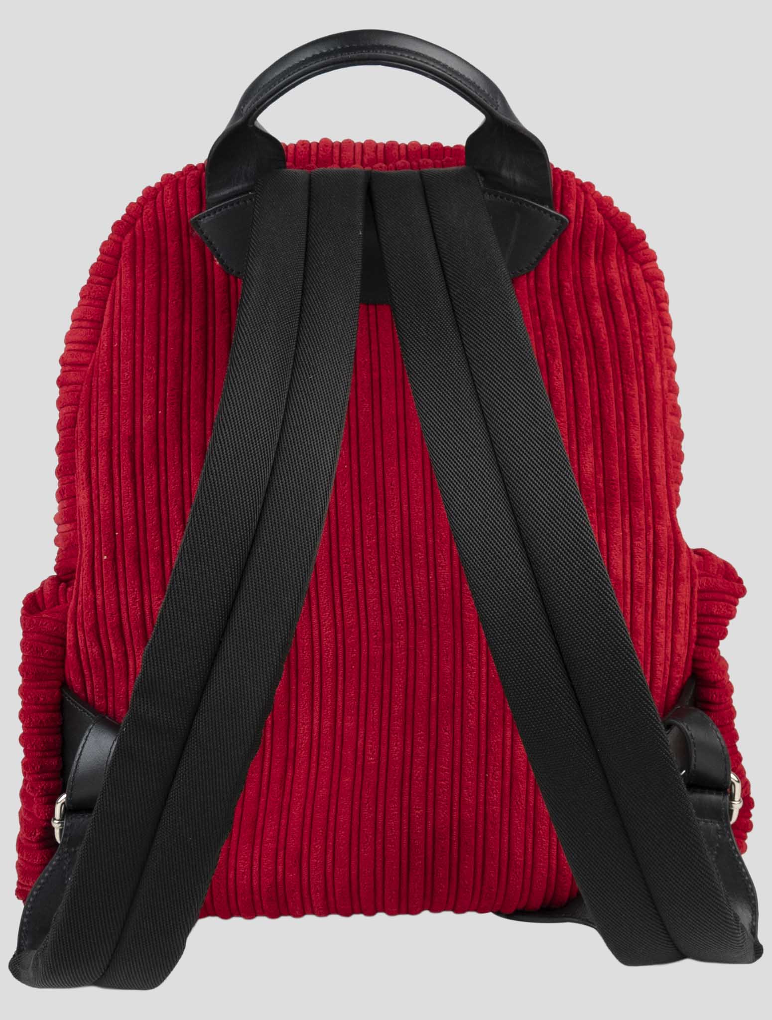 Kiton Red Pl Ea Velvet Backpack