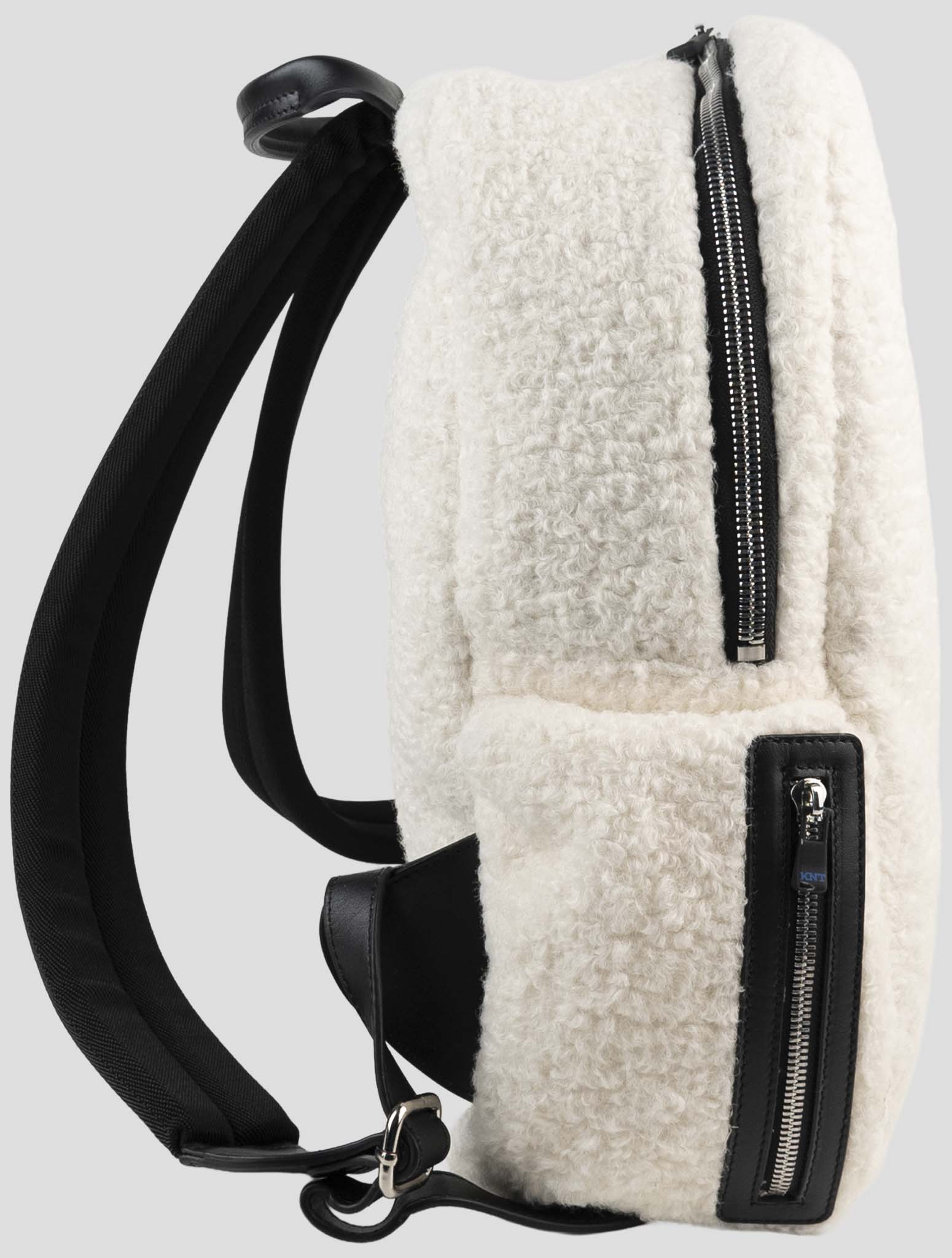 Kiton White Pl Backpack