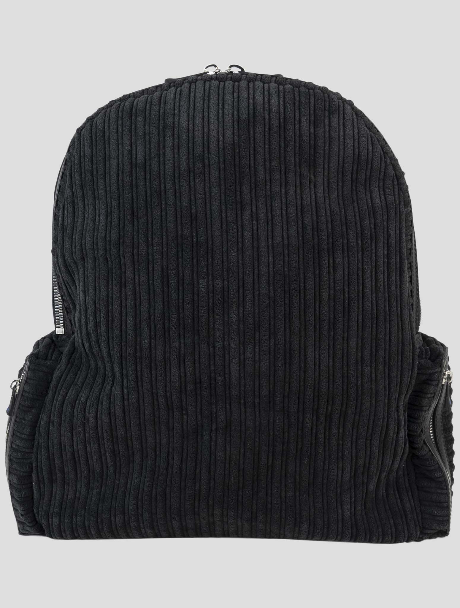 Kiton Dark Gray Pl Ea Velvet Backpack