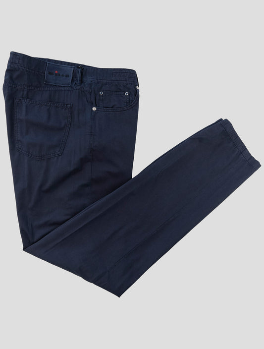 Kiton Blue Cotton Ea Jeans