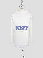 Kiton Knt White Cotton Sweater Hoodie