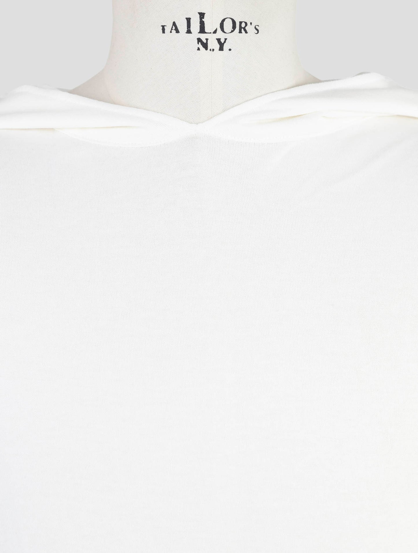 Kiton Knt White Cotton Sweater Hoodie