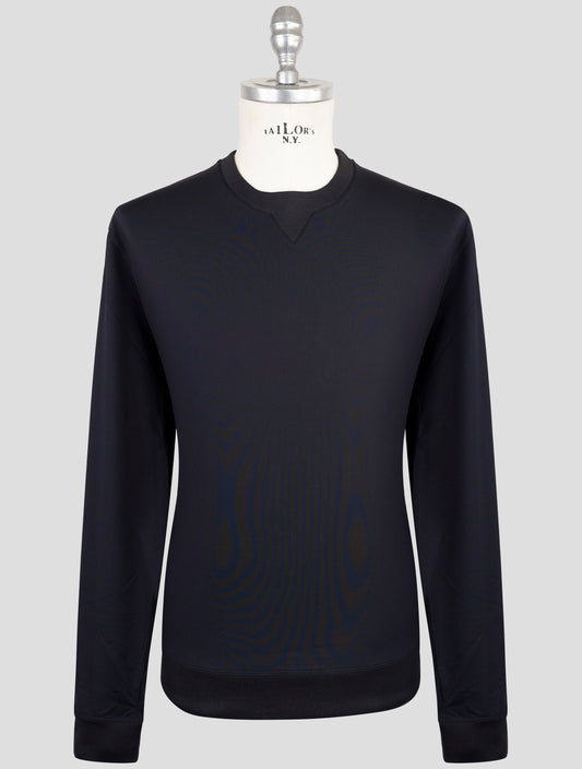 Kiton Knt Dark Blue Pa Ea Sweater Crewneck