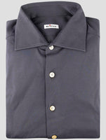 Kiton Gray Cotton Shirt