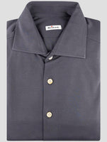 Kiton Gray Cotton Shirt
