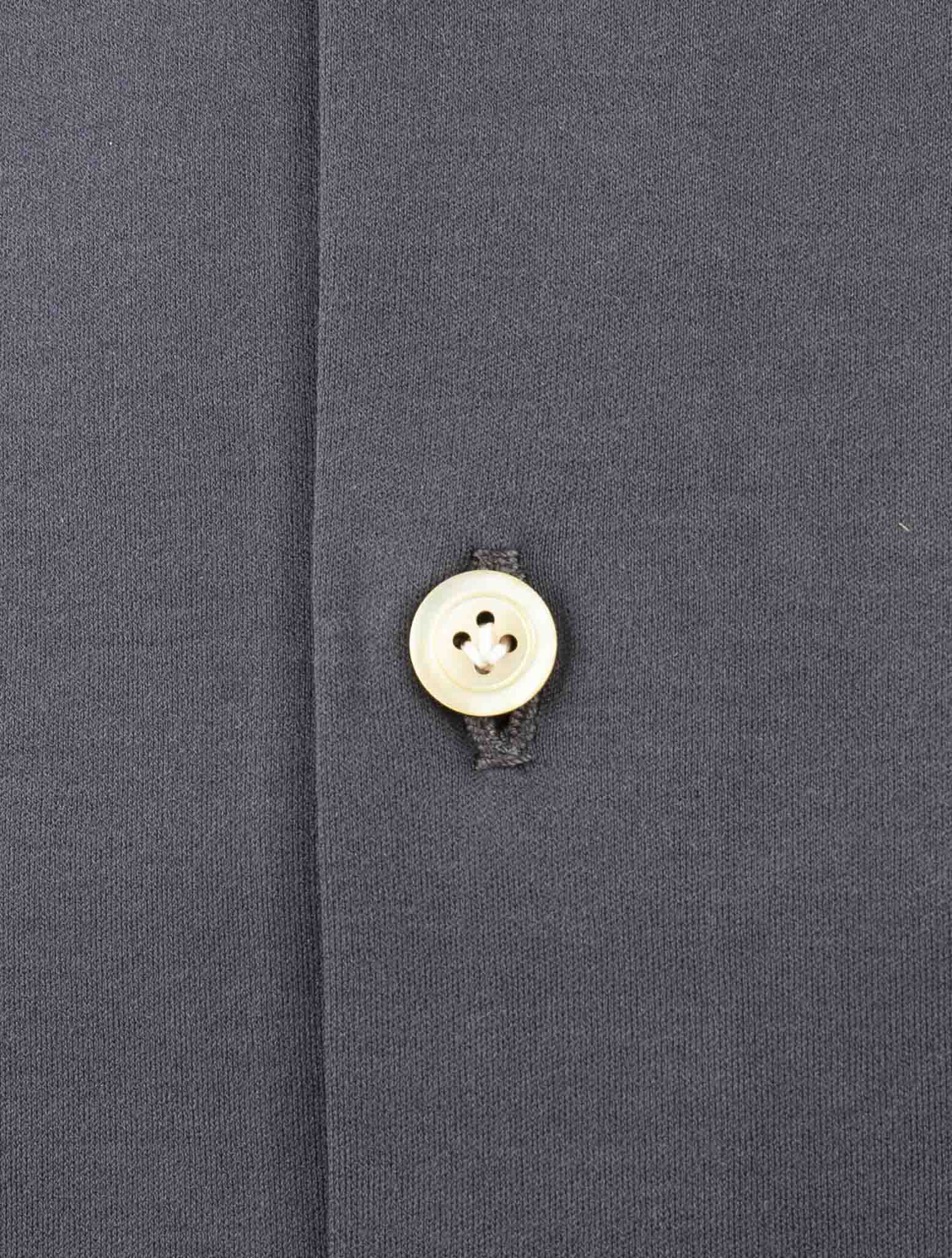 Kiton Gray Cotton Shirt