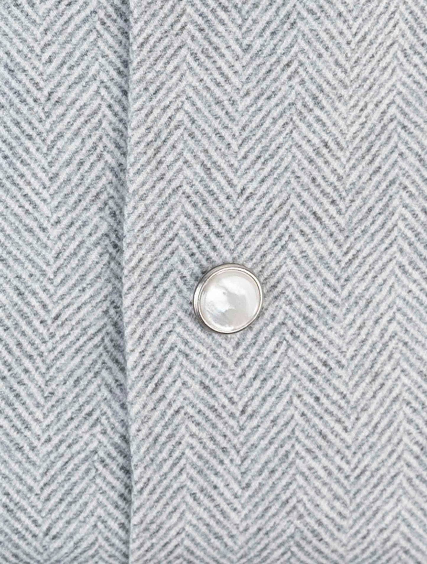 Kiton Gray Linen Shirt