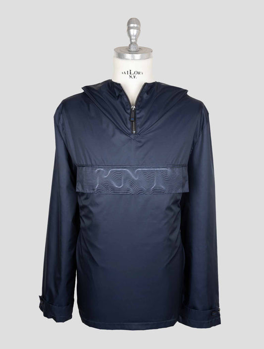 Kiton Knt Blue Pl Coat