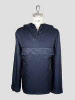 Kiton Knt Blue Pl Coat