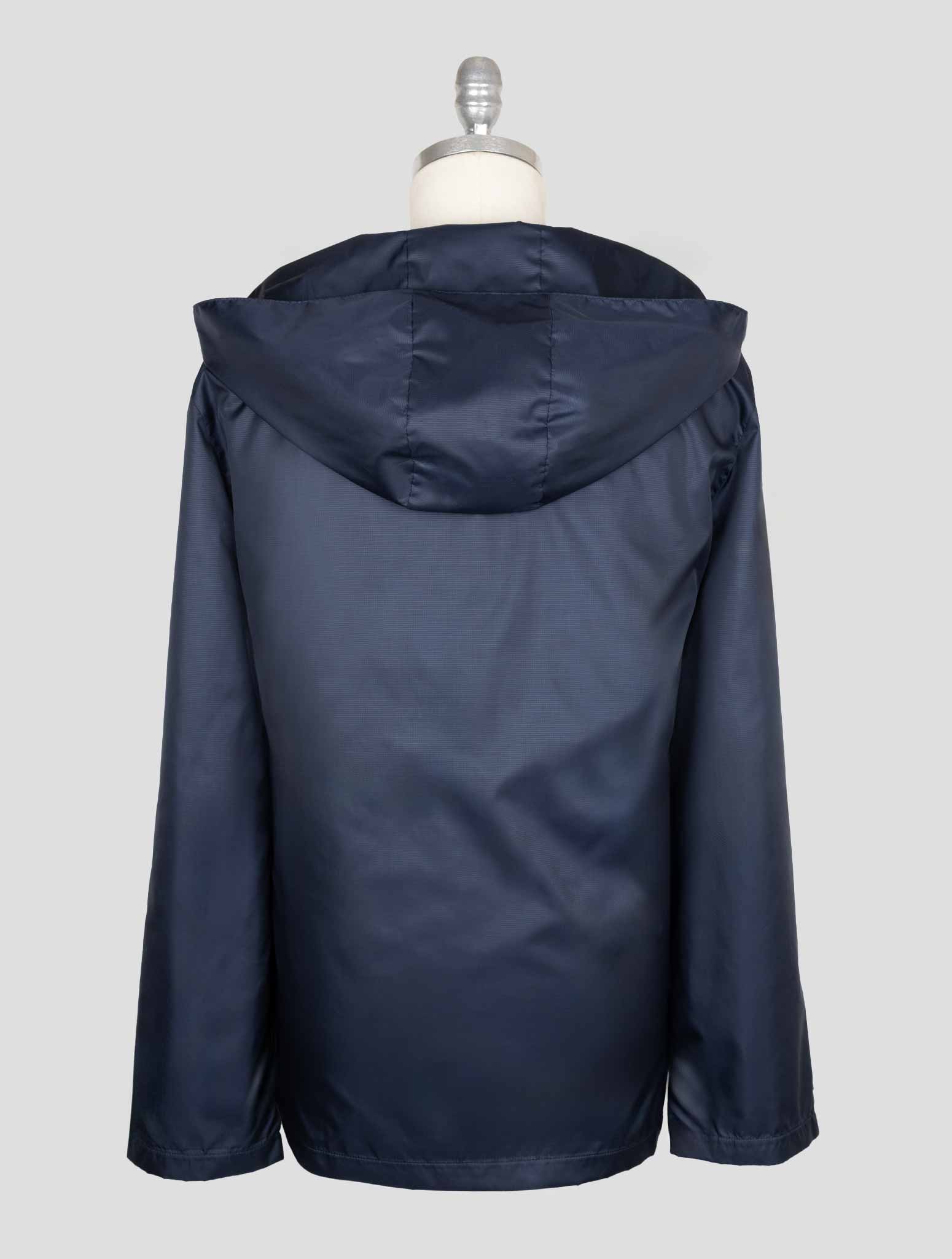 Kiton Knt Blue Pl Coat
