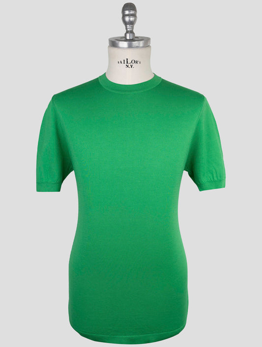 Kiton Green Cotton T-Shirt