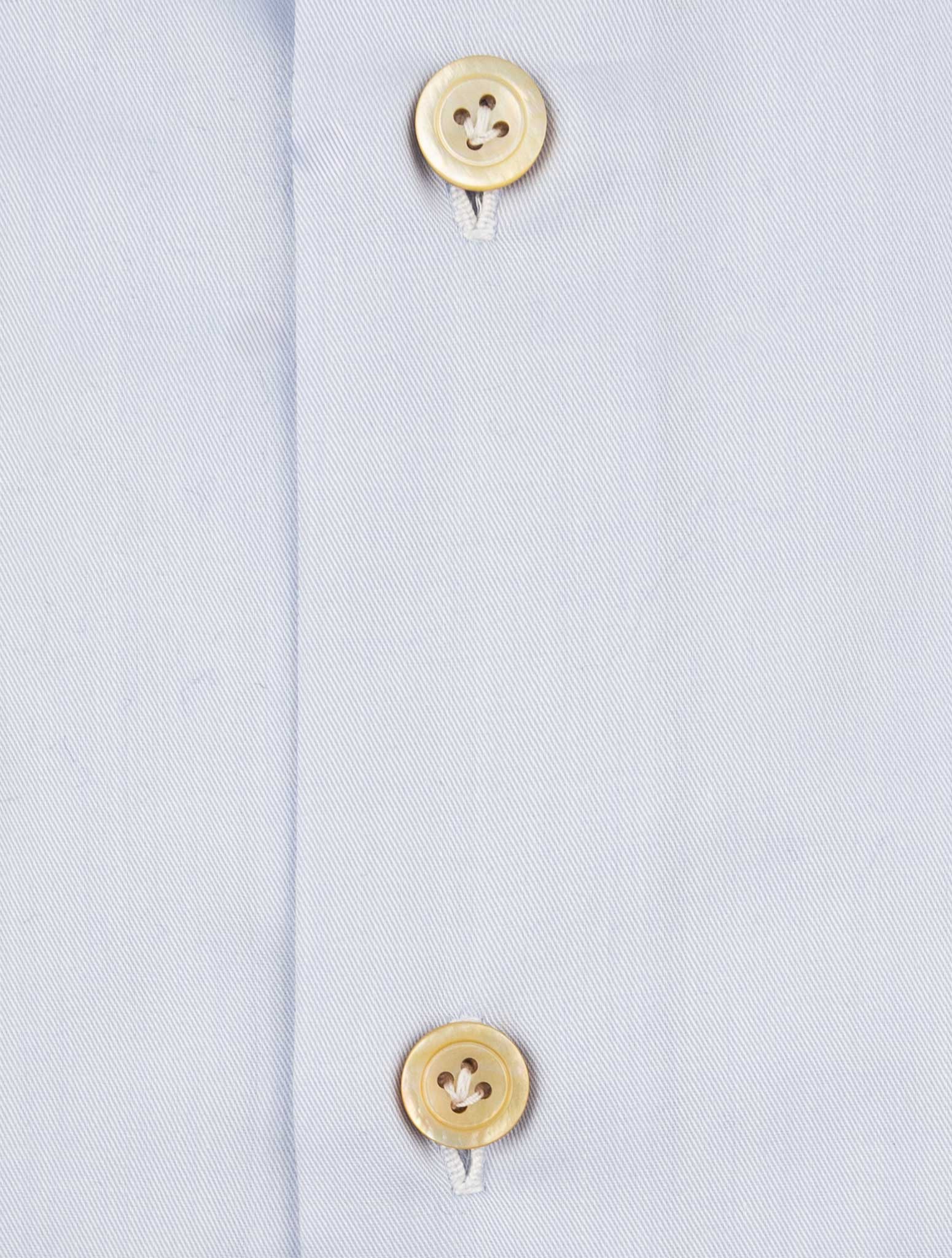 Kiton Blue Cotton Short Sleeve Shirt