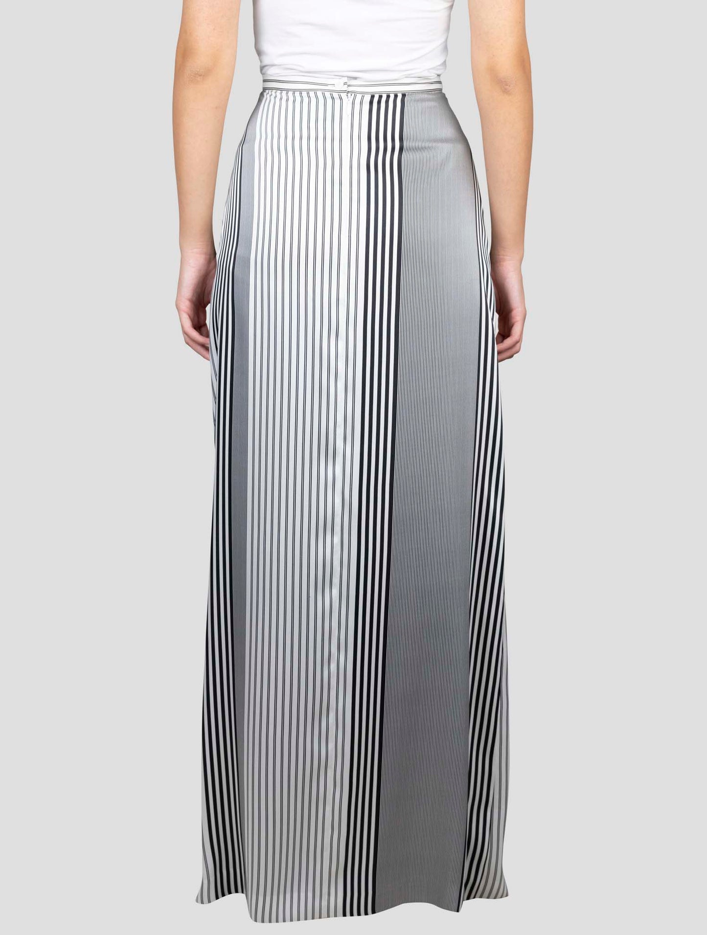 Kiton White Blue Pl Skirt