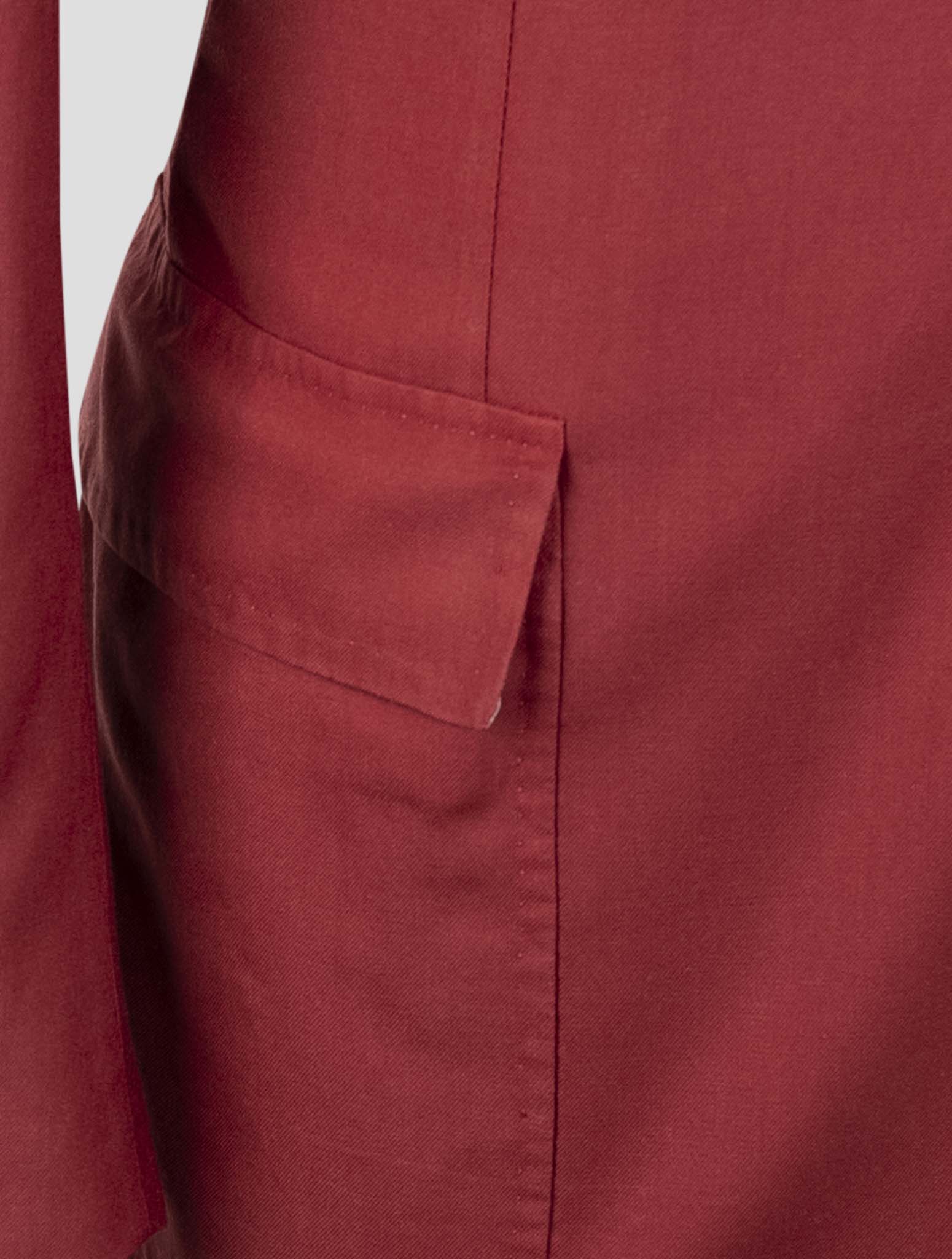 Kiton Burgundy Cashmere Blazer