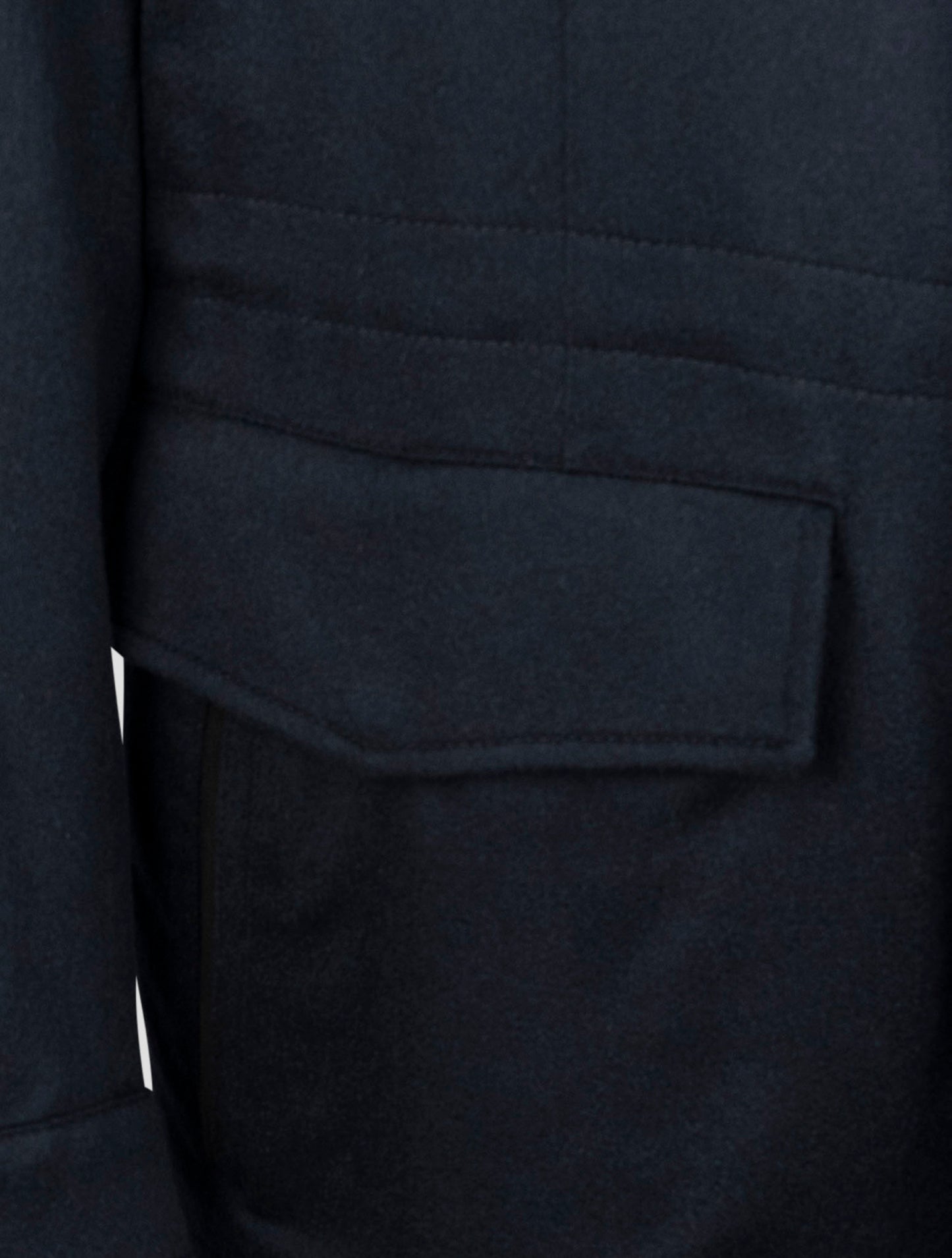 Kiton Blue Cashmere Coat