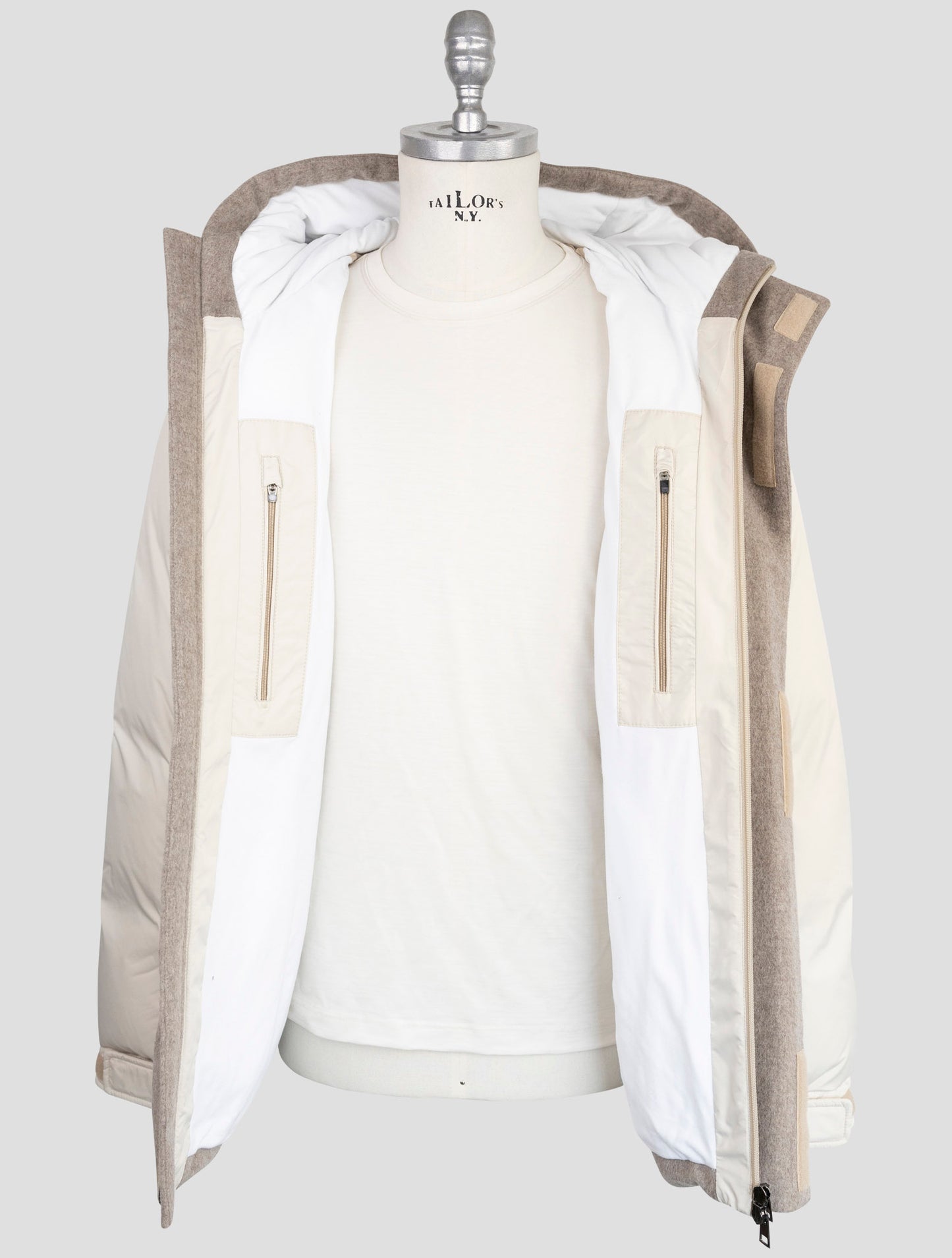 Kiton Multicolor Cashmere Coat