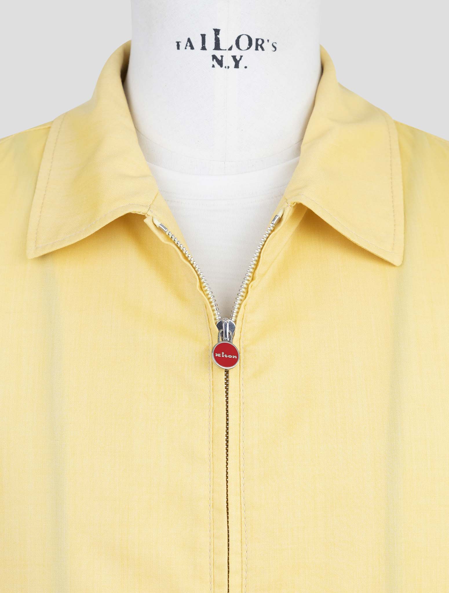 Kiton Yellow Cashmere Coat
