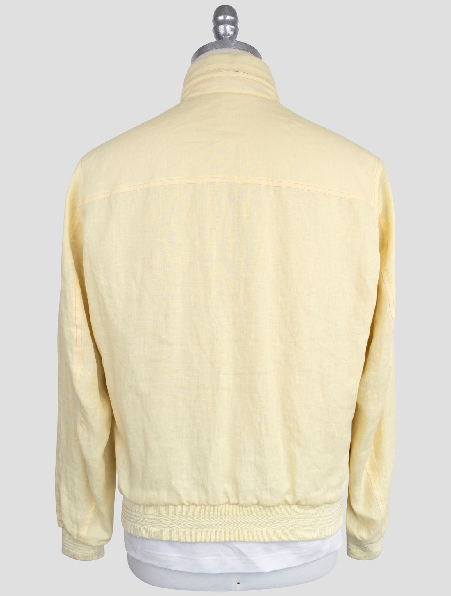 Kiton Yellow Linen Coat