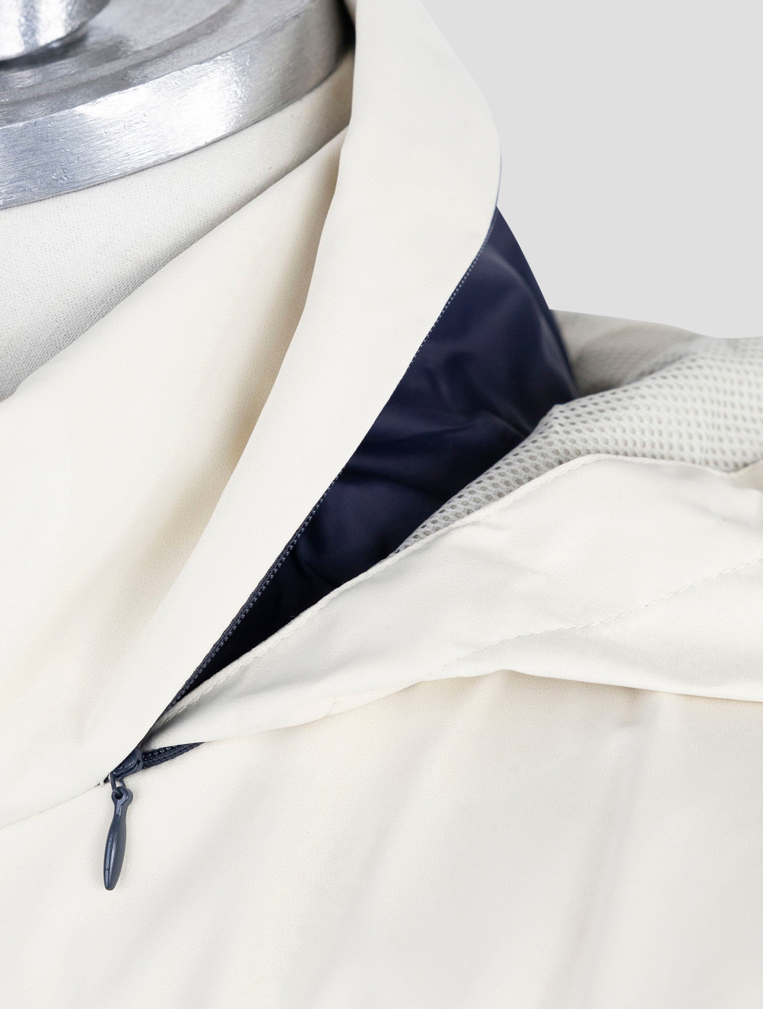 Kiton White Cashmere Coat
