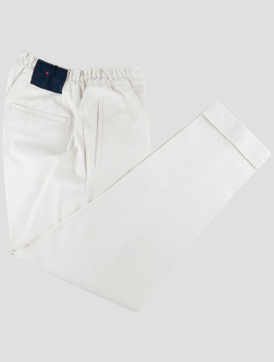 Kiton Beige Cotton Ea Pants