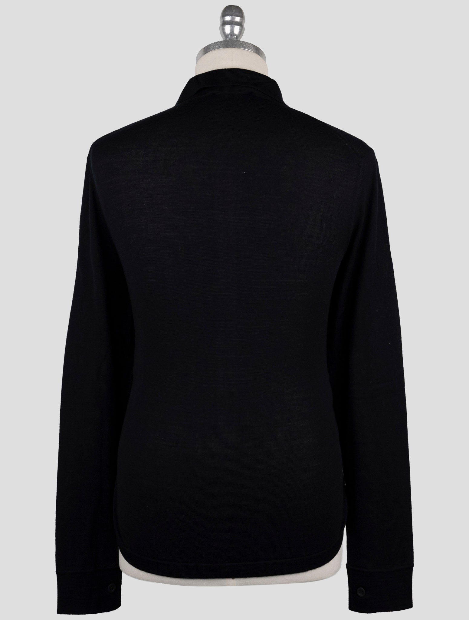 Kiton Knt Dark Blue Cotton Shirt