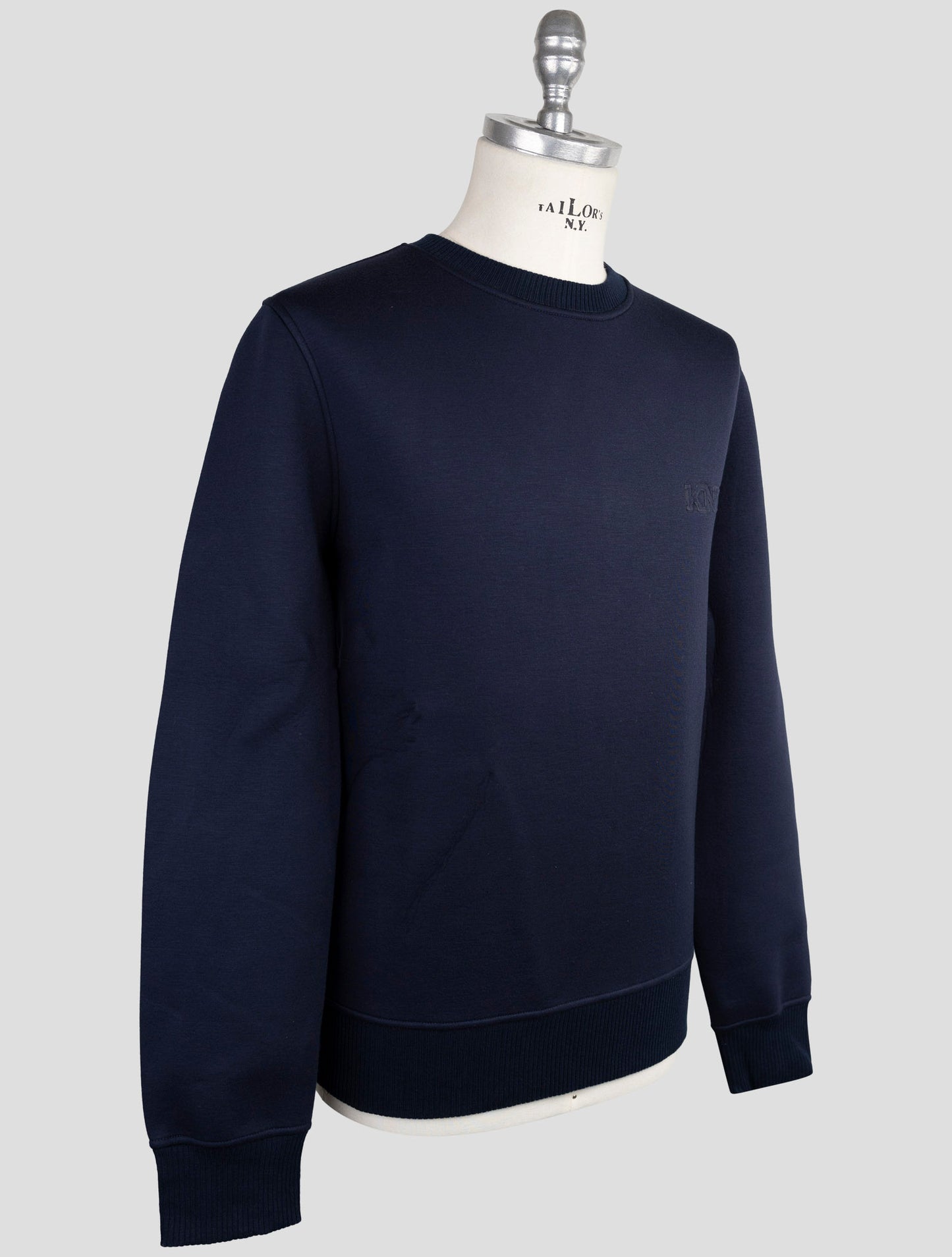 Kiton Knt Blue Viscose Ea Sweater