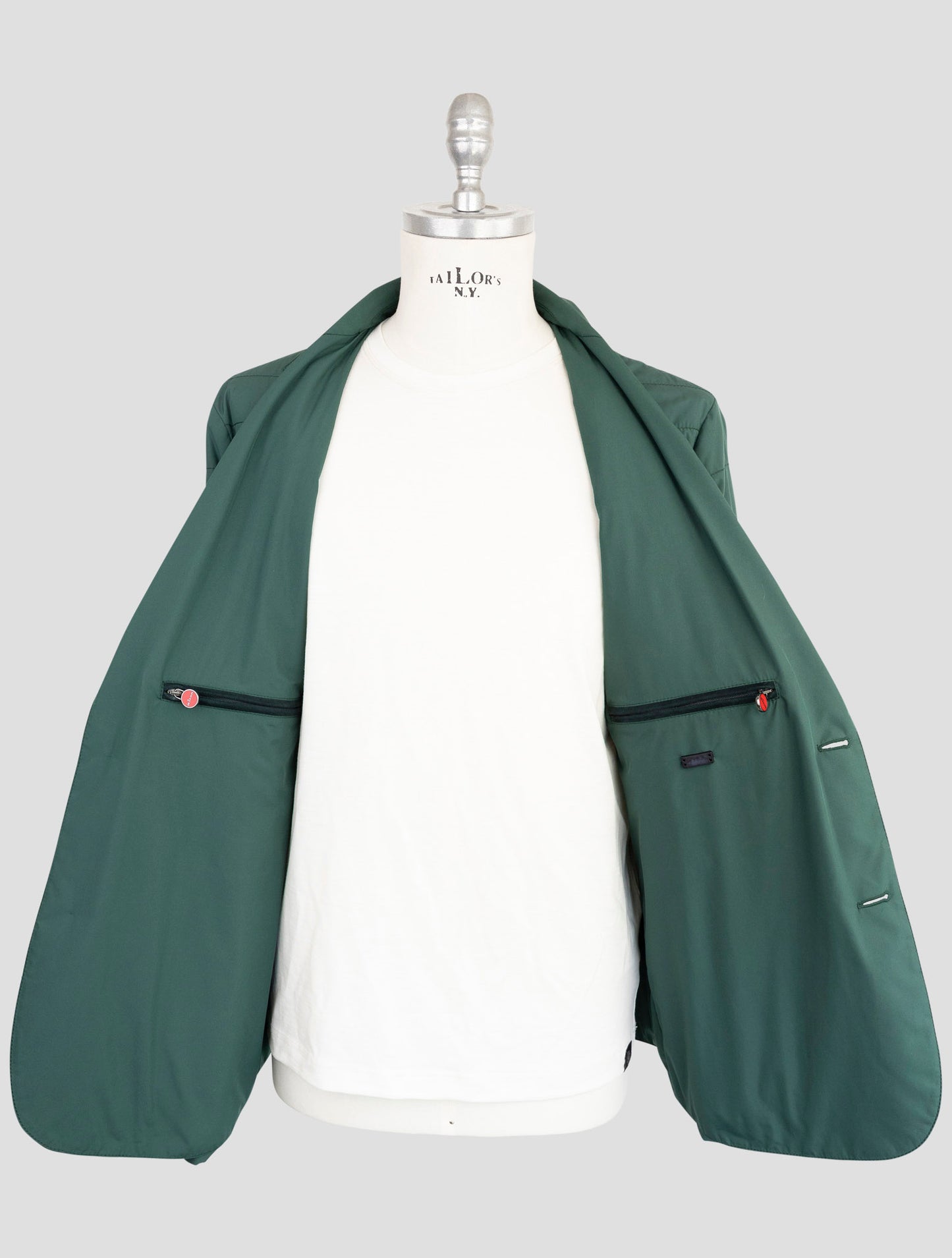 Kiton Green Pl Coat