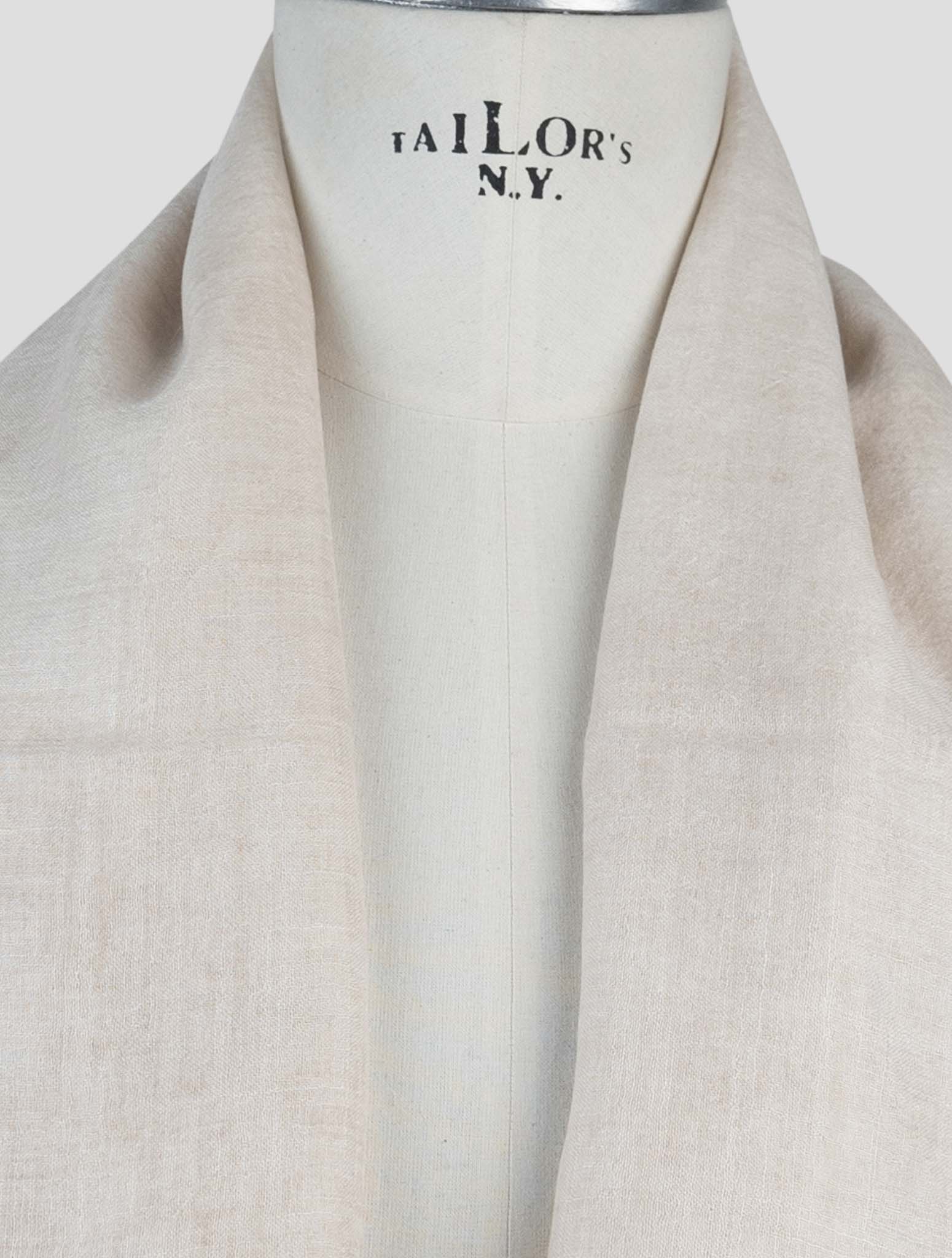 Kiton Beige Cashmere Scarf