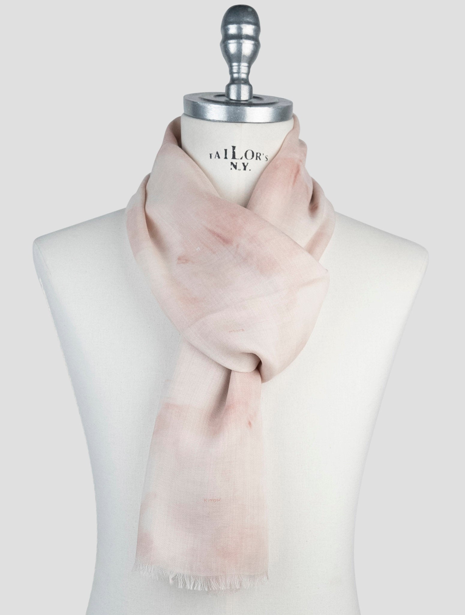 Kiton Beige Cashmere Scarf