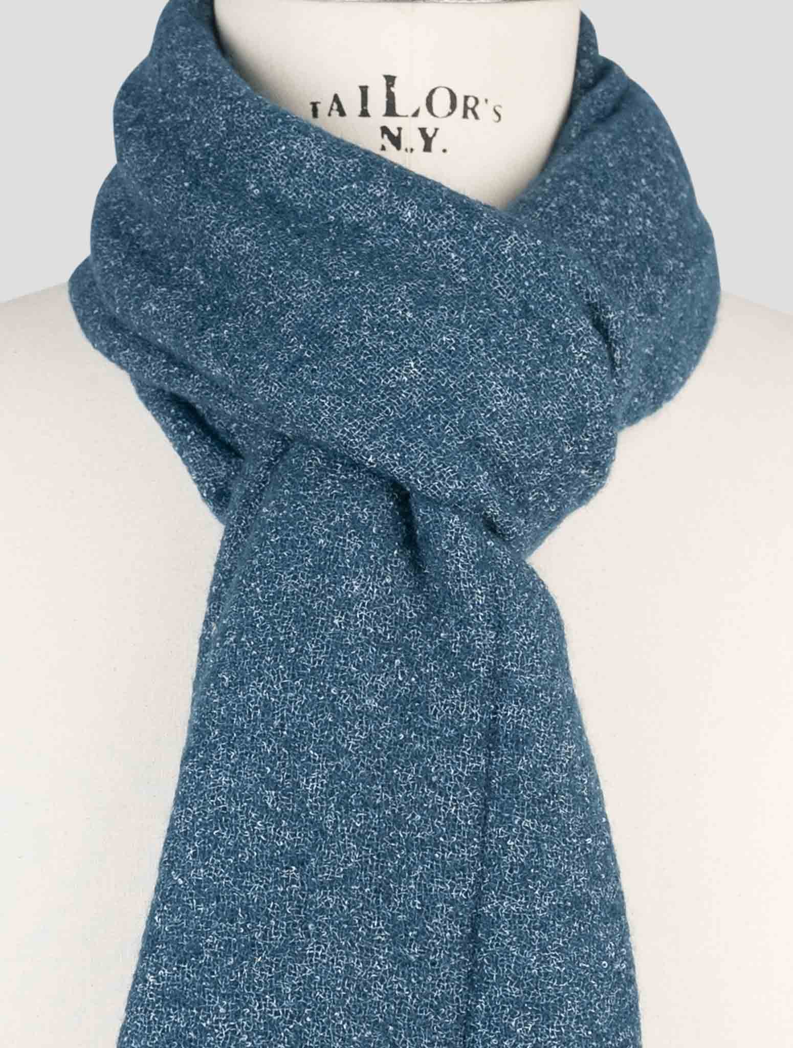 Kiton Green Cashmere Scarf