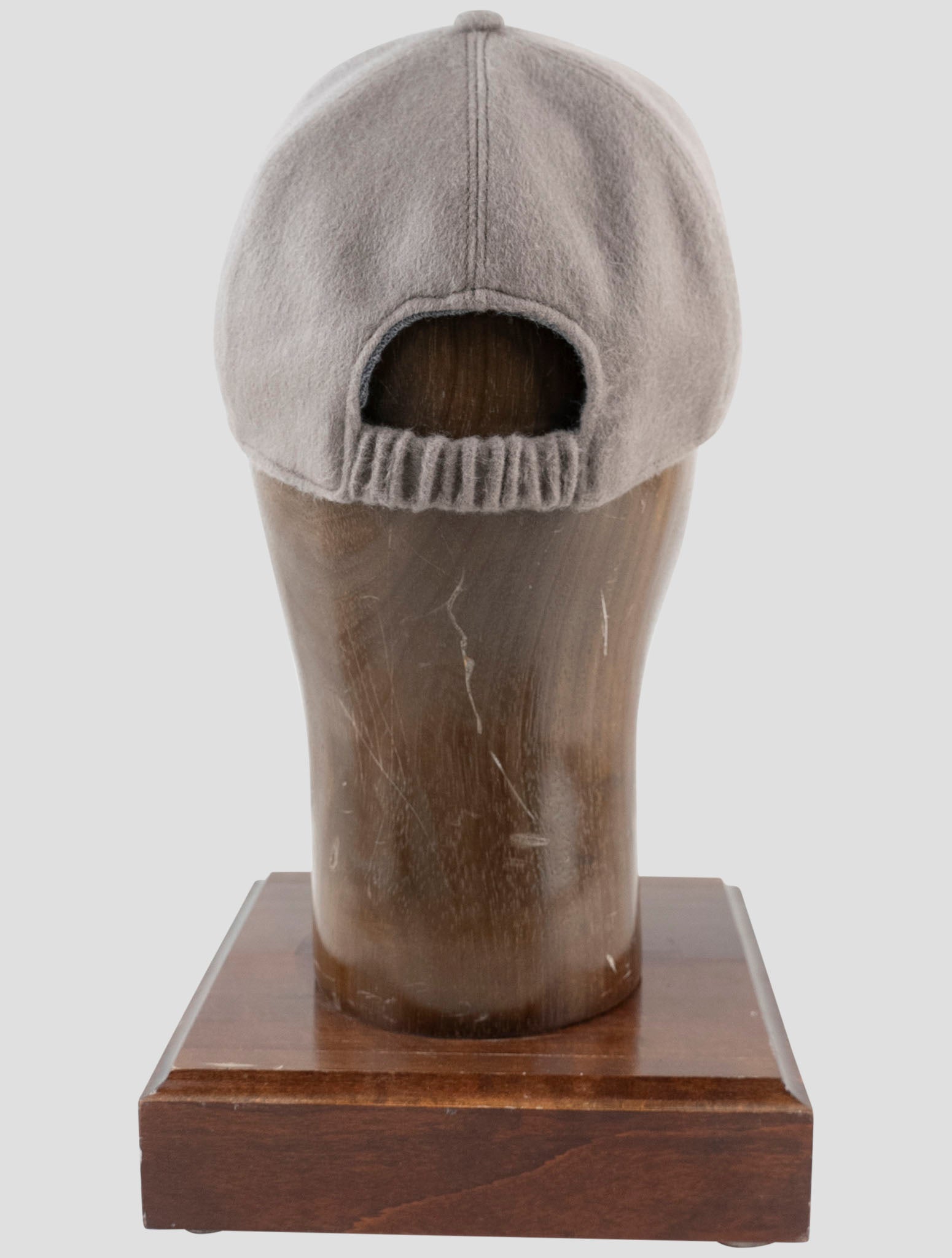 Kiton Taupe Cashmere Baseball Cap