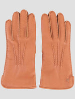 Kiton Brown Leather Gloves