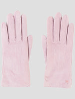 Kiton Pink Leather Gloves